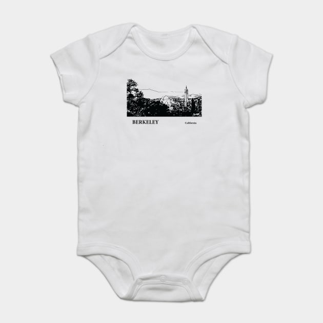 Berkeley California Baby Bodysuit by Lakeric